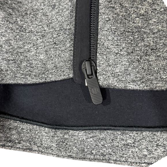 Lululemon Women's Size 6 Going Places Jacket Heathered Speckled Black Zip Up - Picture 7 of 9